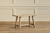 Bleached Burlwood Side Table