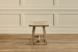 Bleached Burlwood Side Table