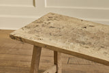 Bleached Burlwood Side Table