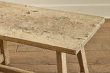 Bleached Burlwood Side Table