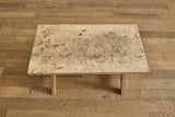 Bleached Burlwood Side Table