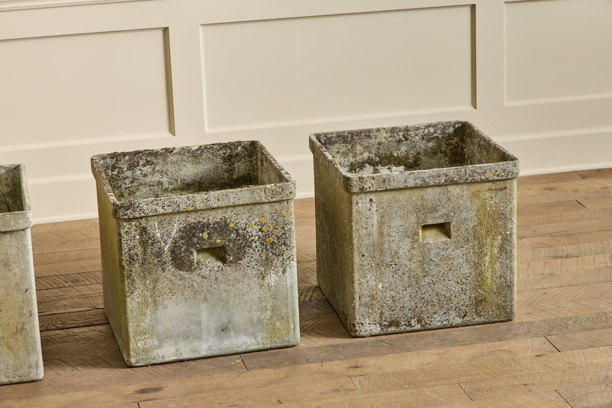 Large Willy Guhl Square Planter