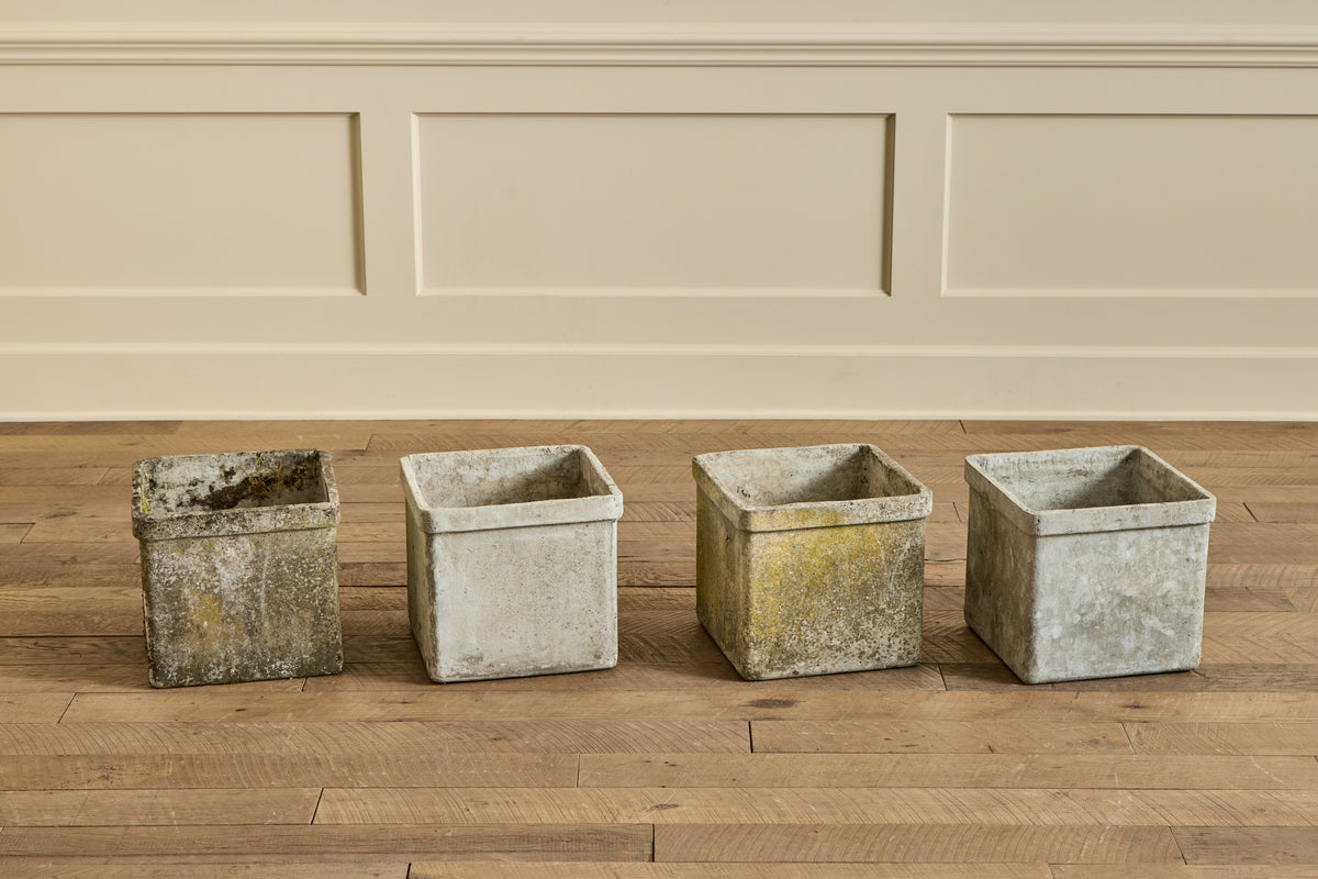 Small Willy Guhl Square Planter