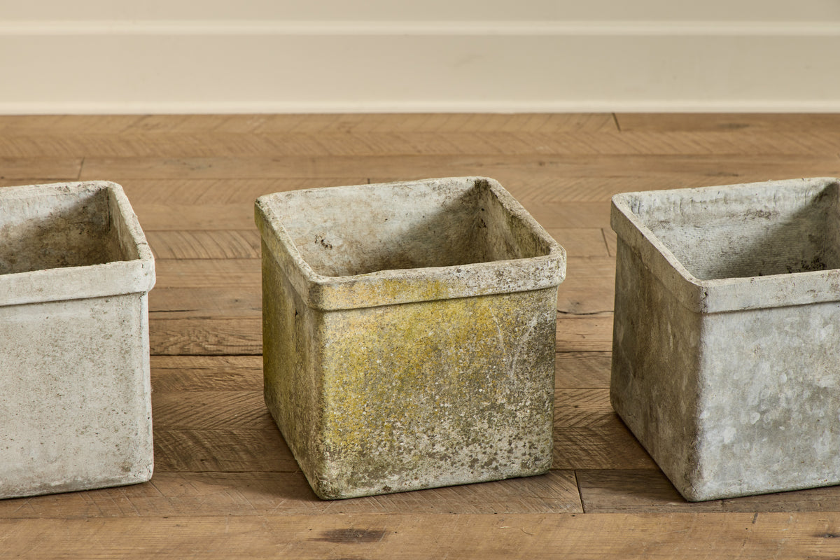 Small Willy Guhl Square Planter