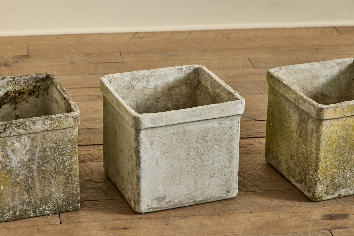 Small Willy Guhl Square Planter