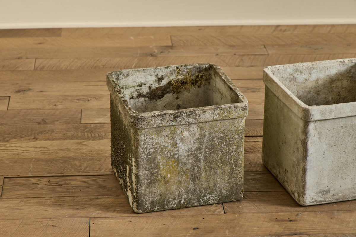 Small Willy Guhl Square Planter