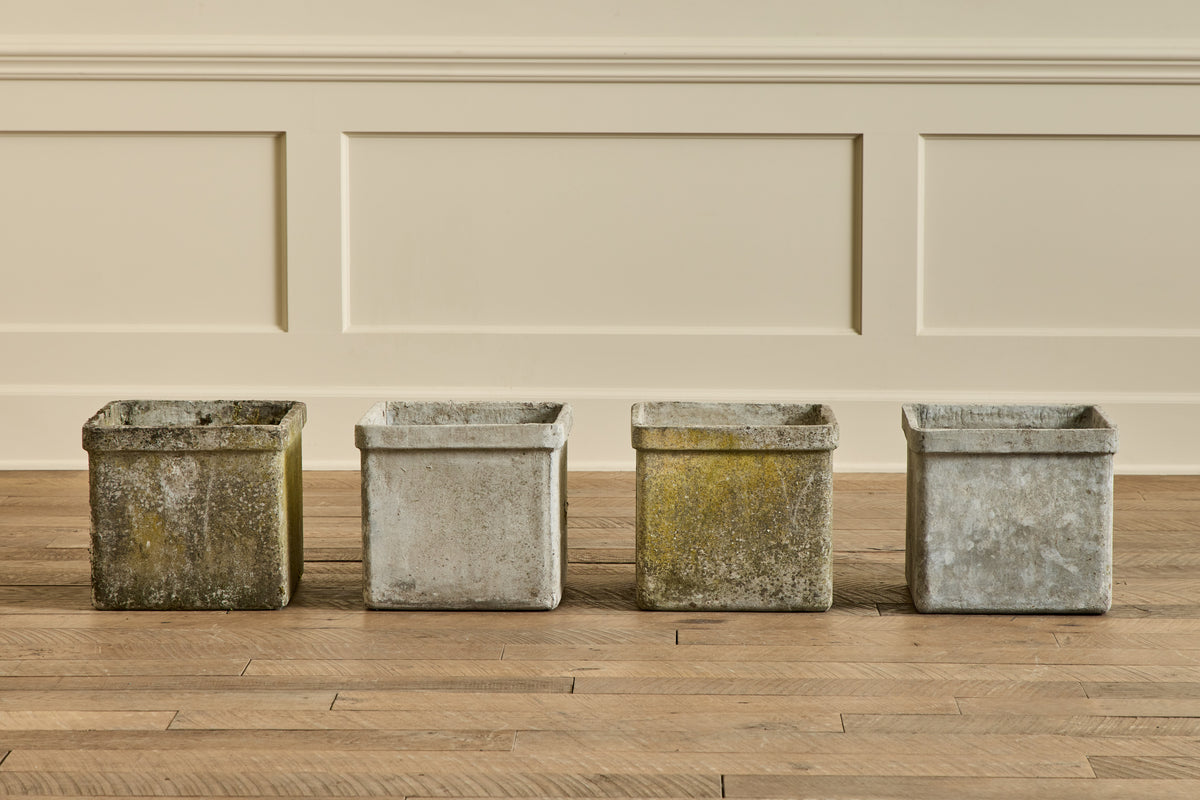 Small Willy Guhl Square Planter
