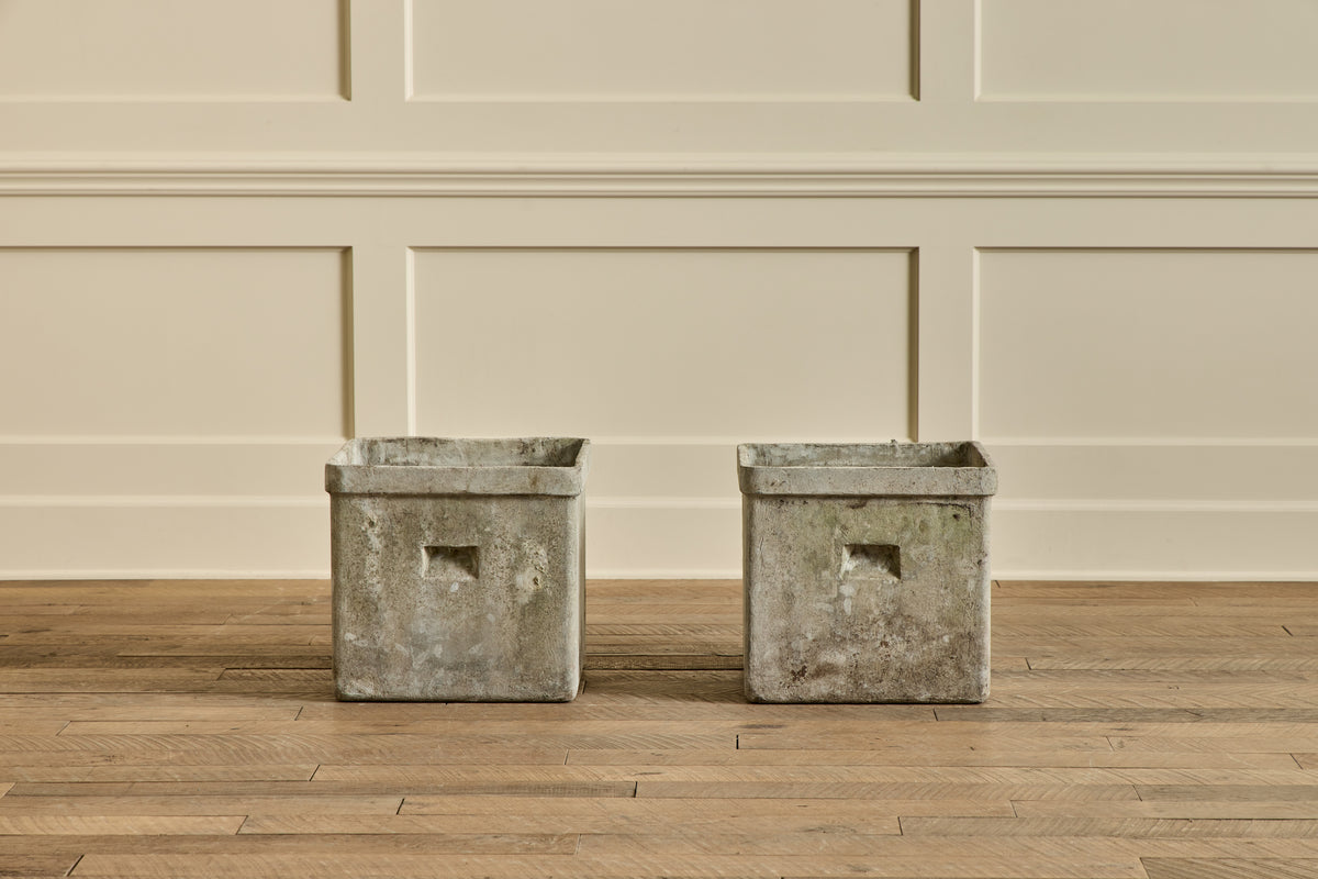 VTG MEDIUM WILLY GUHL SQUARE PLANTER