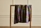 Italian Wool Throw in Tartan Peridot