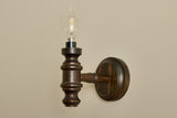 Pair of Danish Pine Wall Sconces