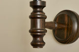 Pair of Danish Pine Wall Sconces