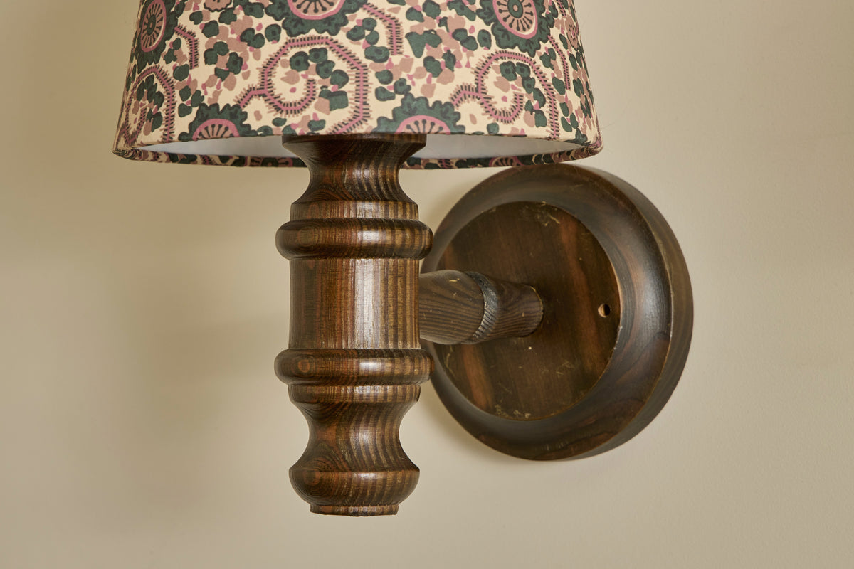 Pair of Danish Pine Wall Sconces