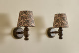 Pair of Danish Pine Wall Sconces