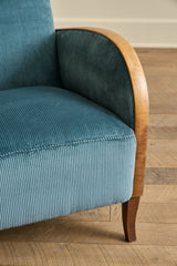 Pair of Swedish Deco Arm Chairs