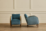 Pair of Swedish Deco Arm Chairs