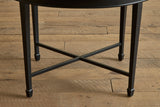 Black Papier Mache Tray Table