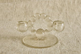 Pair of Beaded Glass Candle Holders