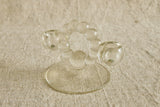Pair of Beaded Glass Candle Holders