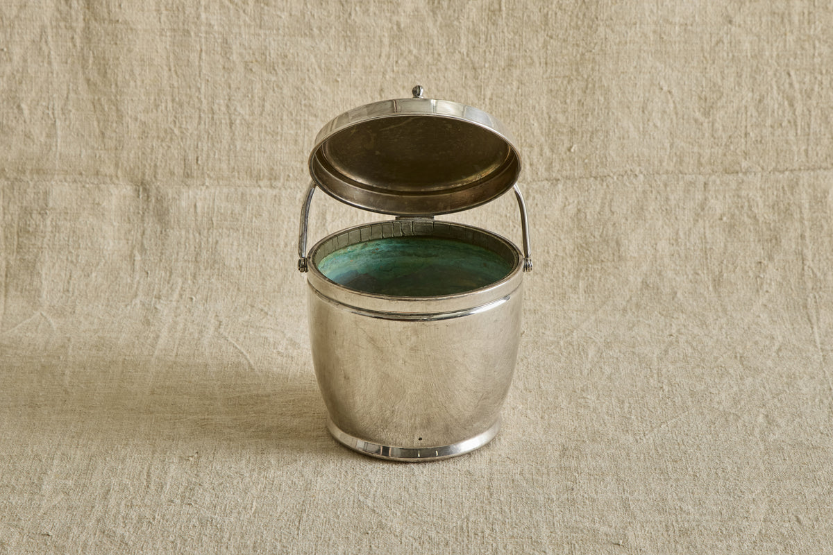 Silver Lidded Champagne Bucket
