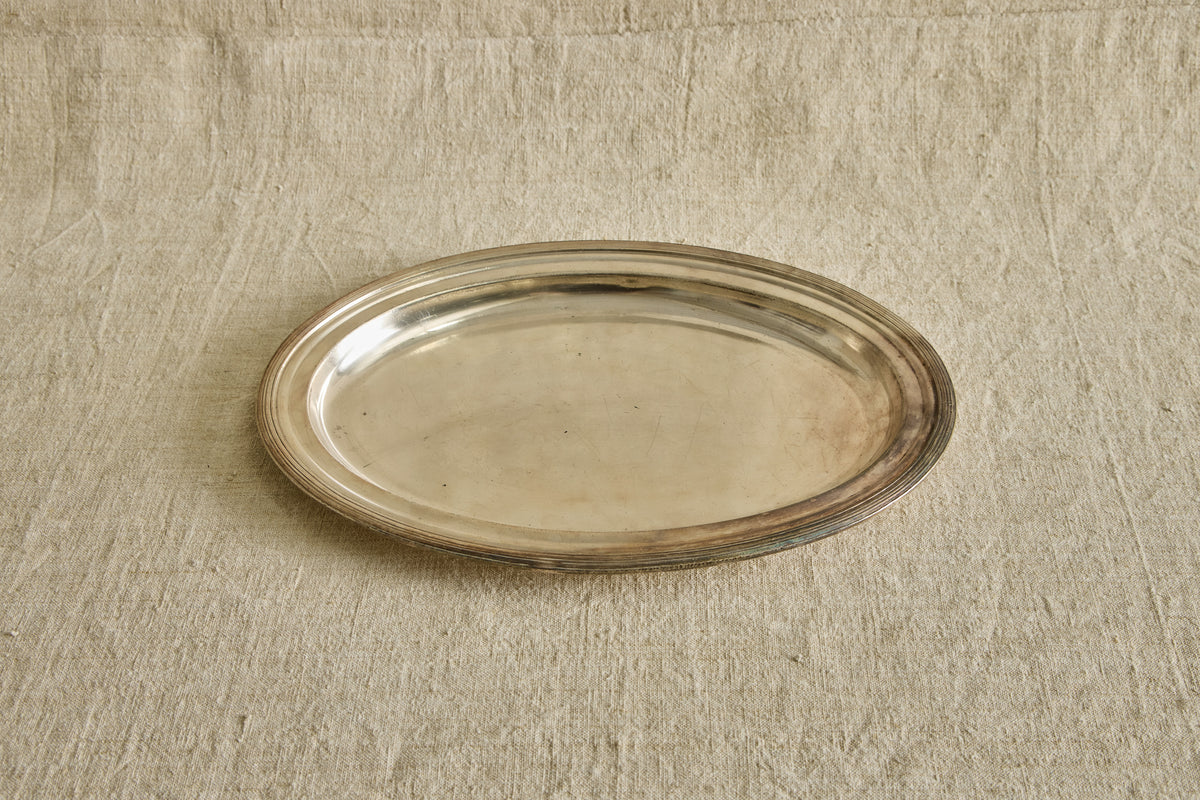 Hotel Silver Oval Tray