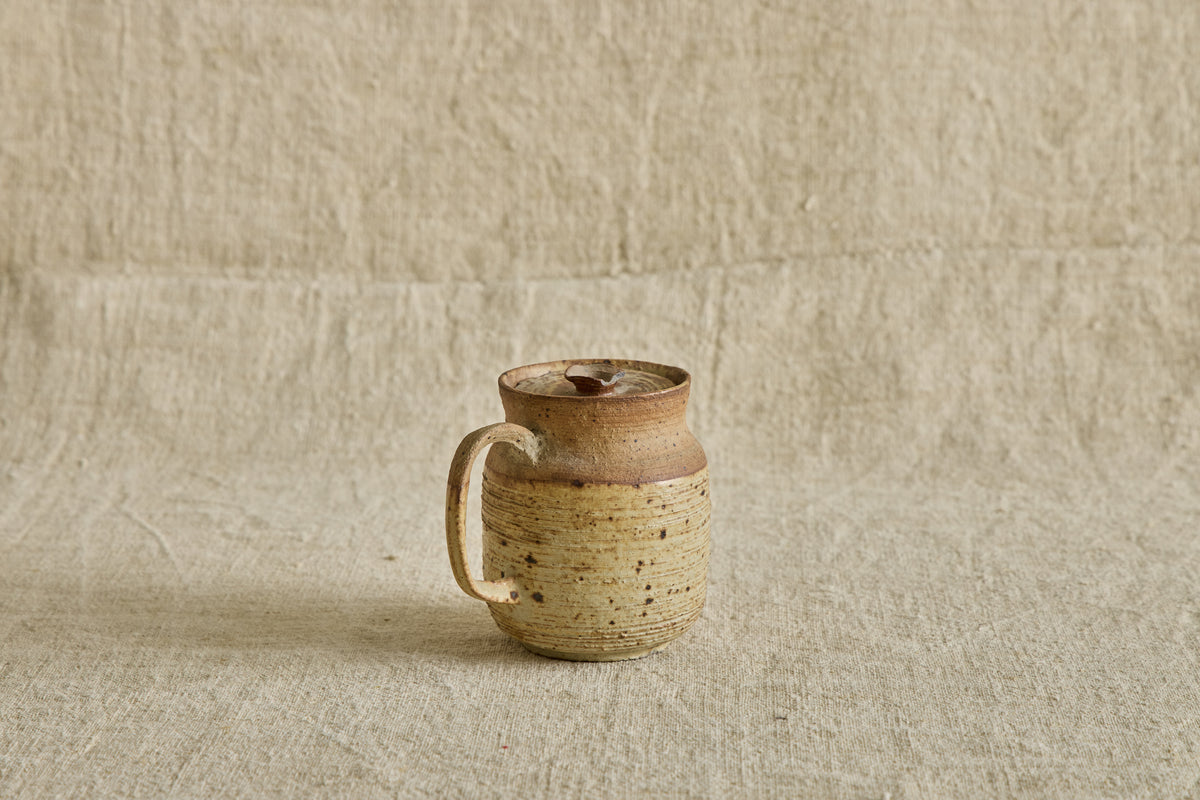 Small Ceramic Lidded Pitcher
