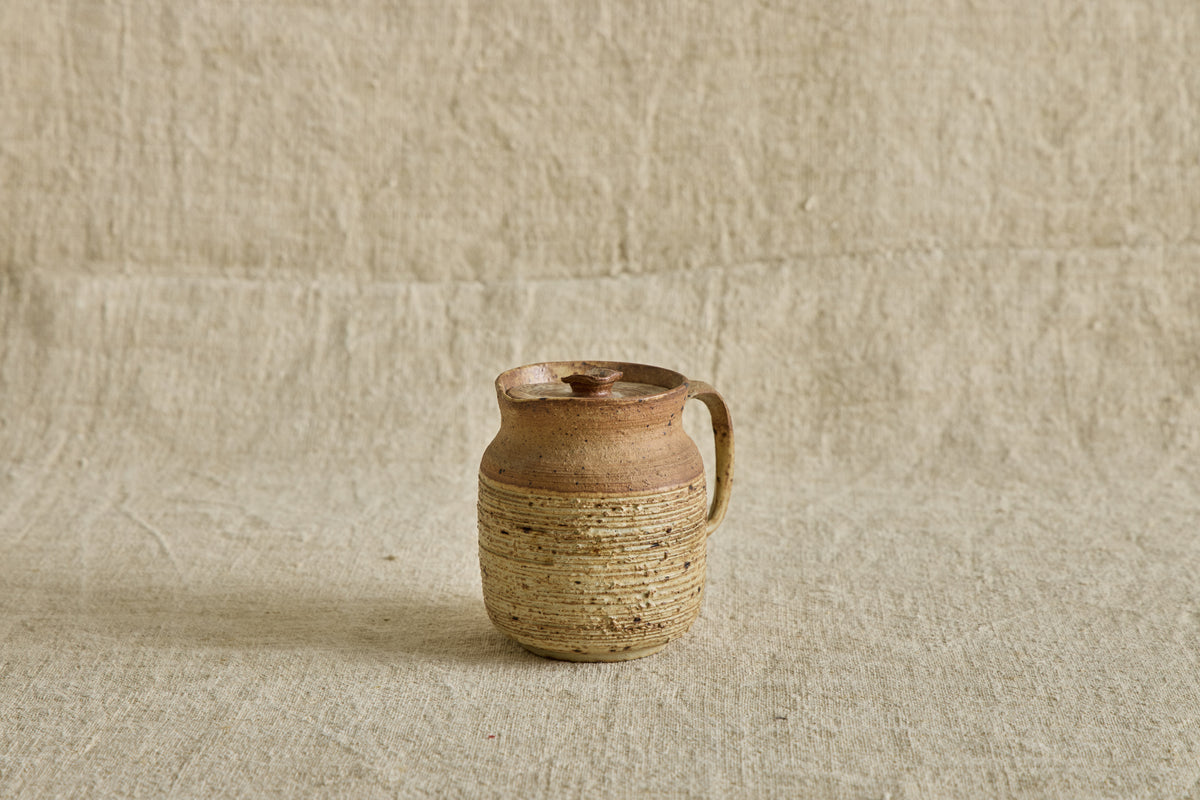 Small Ceramic Lidded Pitcher