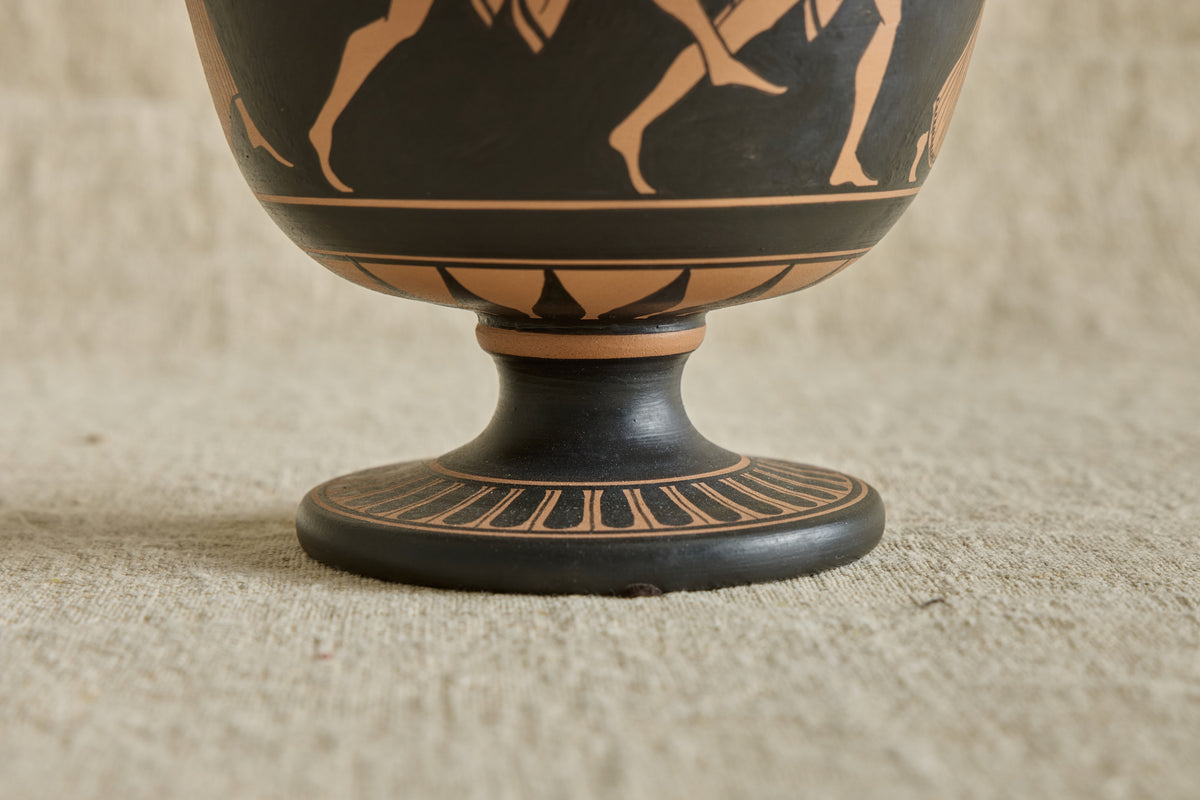 Etruscan Style Lidded Jar