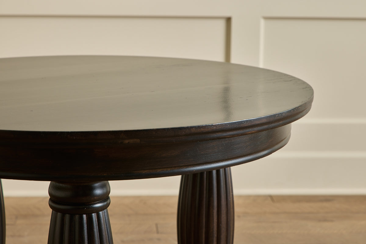 Danish Round Entry Table