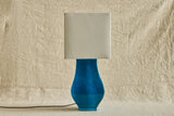 1960s Blue Ceramic Lamp