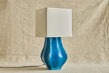 1960s Blue Ceramic Lamp