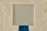 1960s Blue Ceramic Lamp