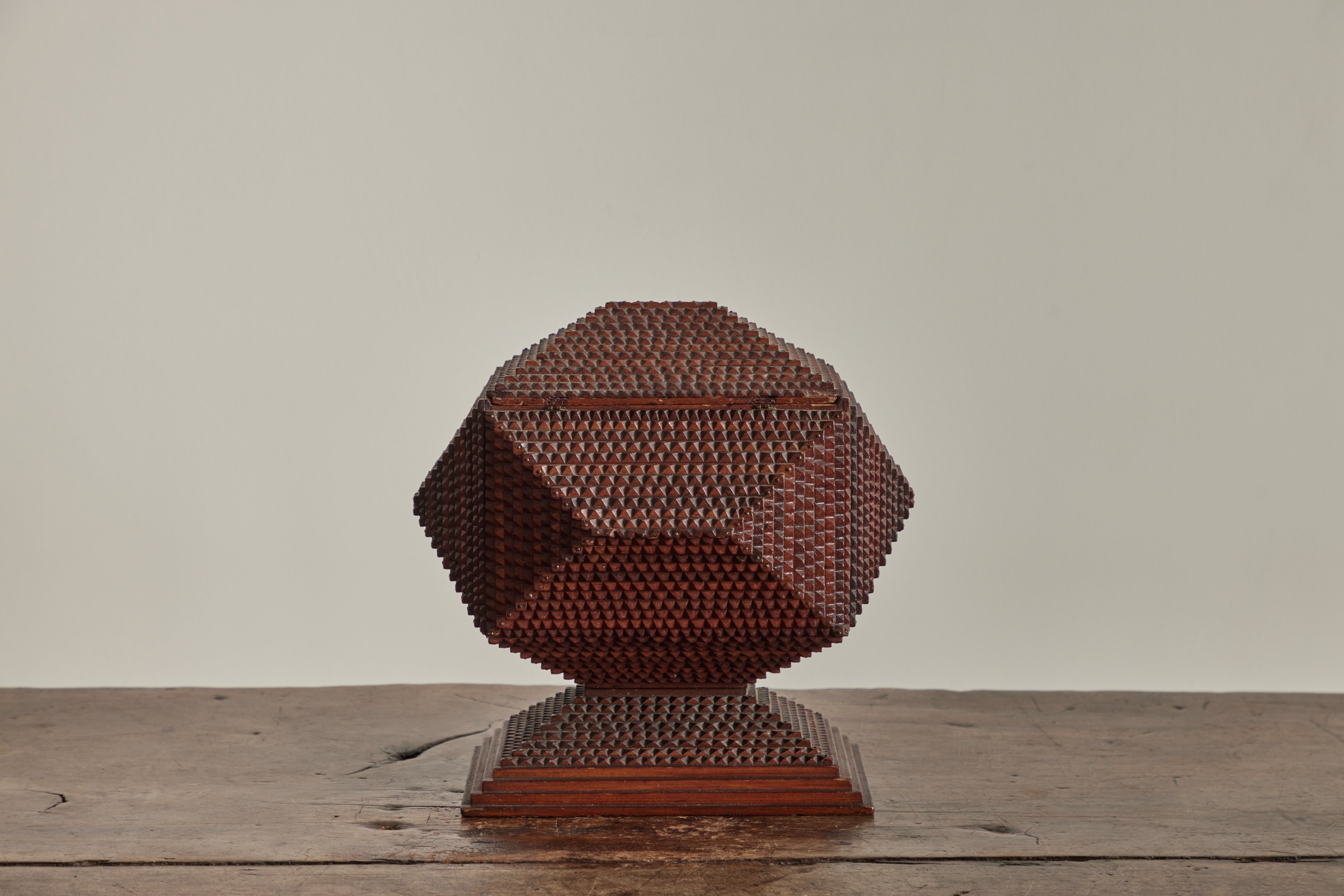 Geometric Tramp Art Box