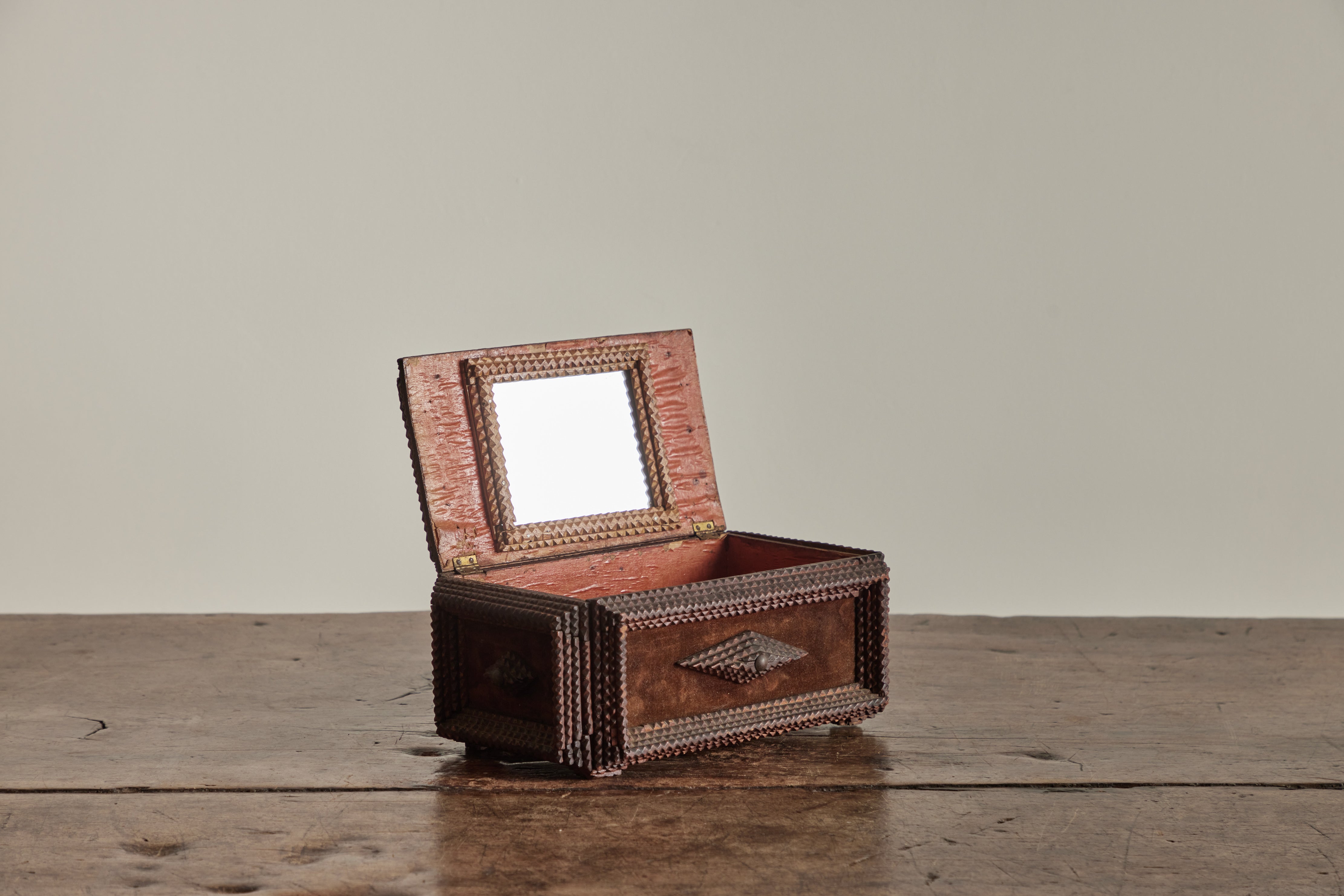 Medium Tramp Art Box
