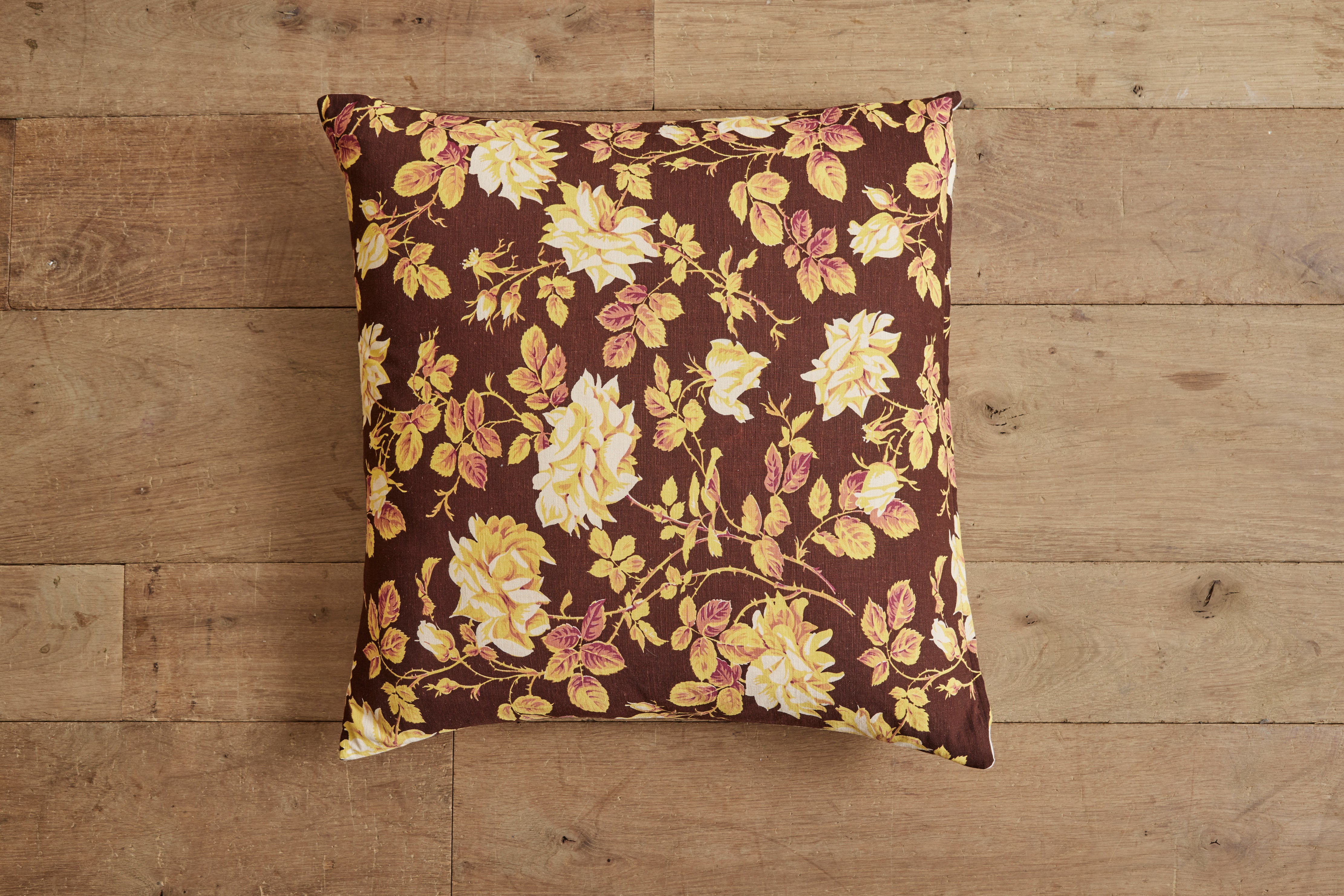 Vintage French Floral Pillow
