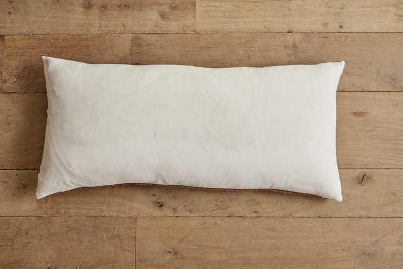 Vintage Handwoven Print Pillow