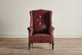 Leather Wingback Chair