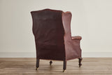Leather Wingback Chair