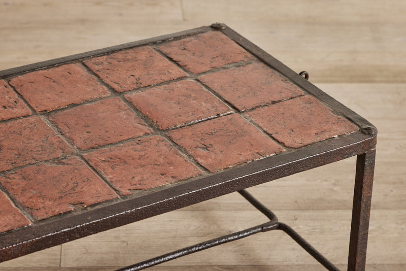 Spanish Iron & Tile Coffee Table
