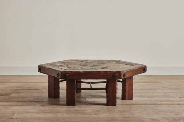 Stone Mosaic Coffee Table (NYC)