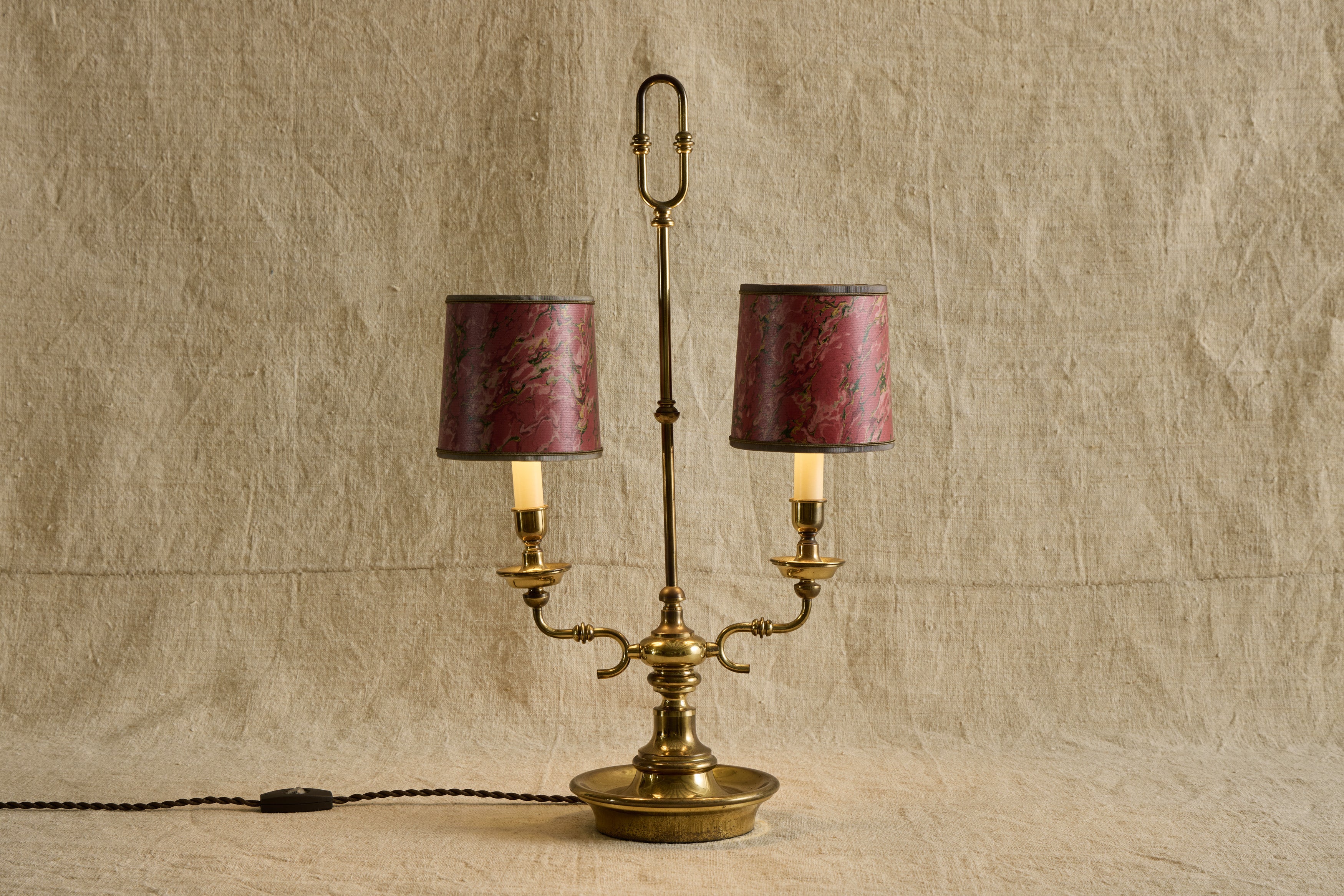 French Brass Bouillotte Lamp No. 2