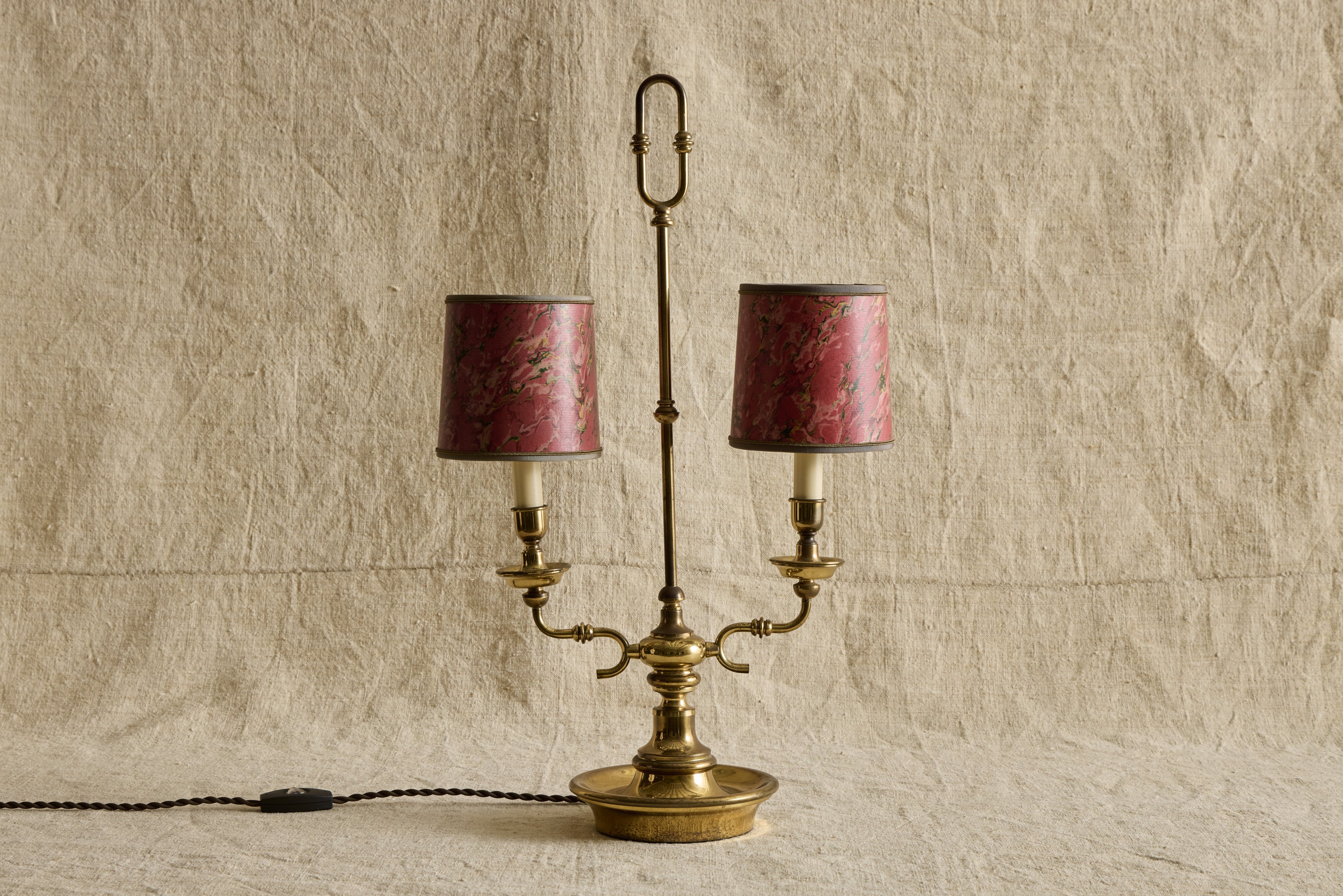 French Brass Bouillotte Lamp No. 2