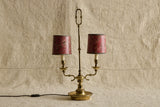 French Brass Bouillotte Lamp No. 2