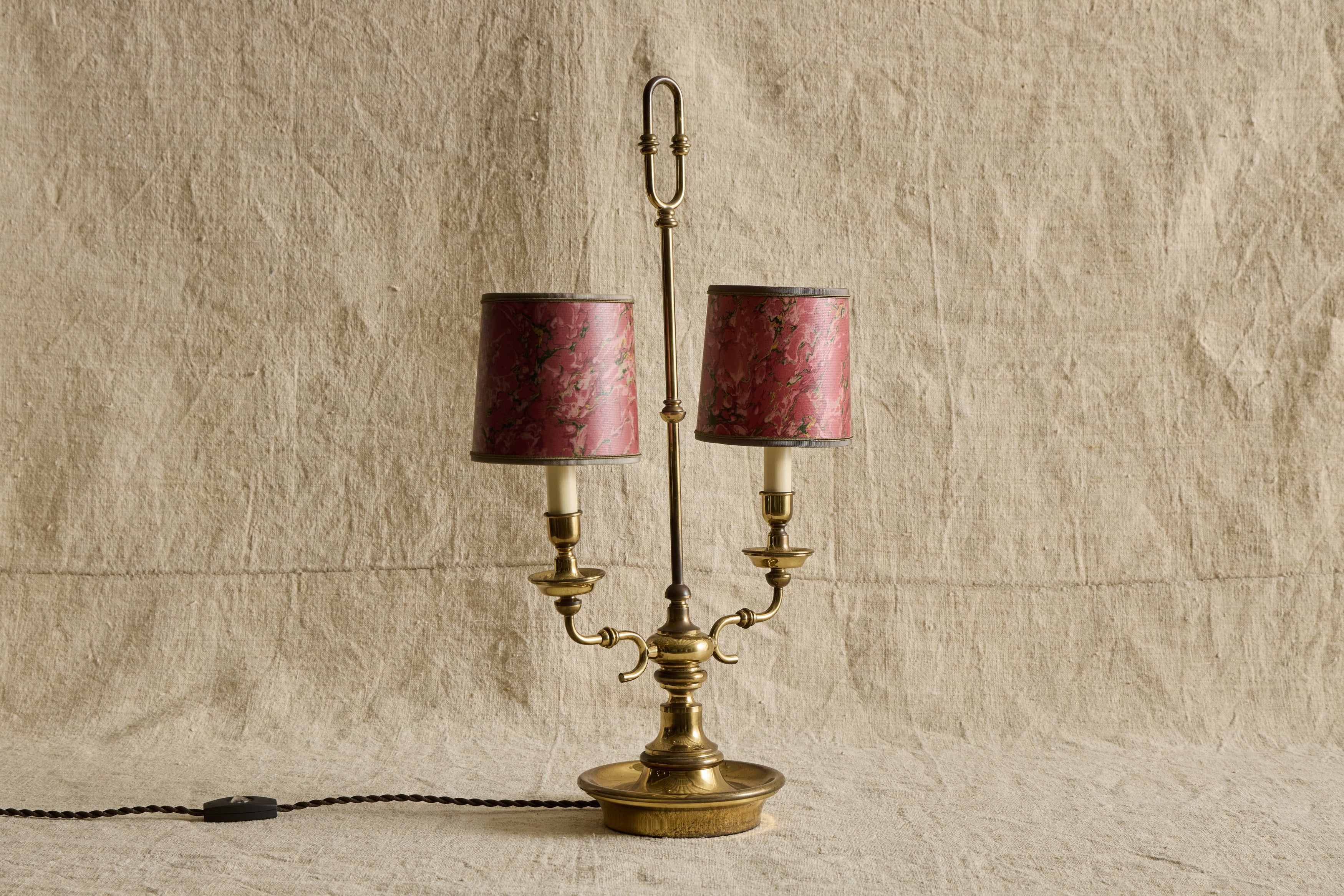 French Brass Bouillotte Lamp No. 2