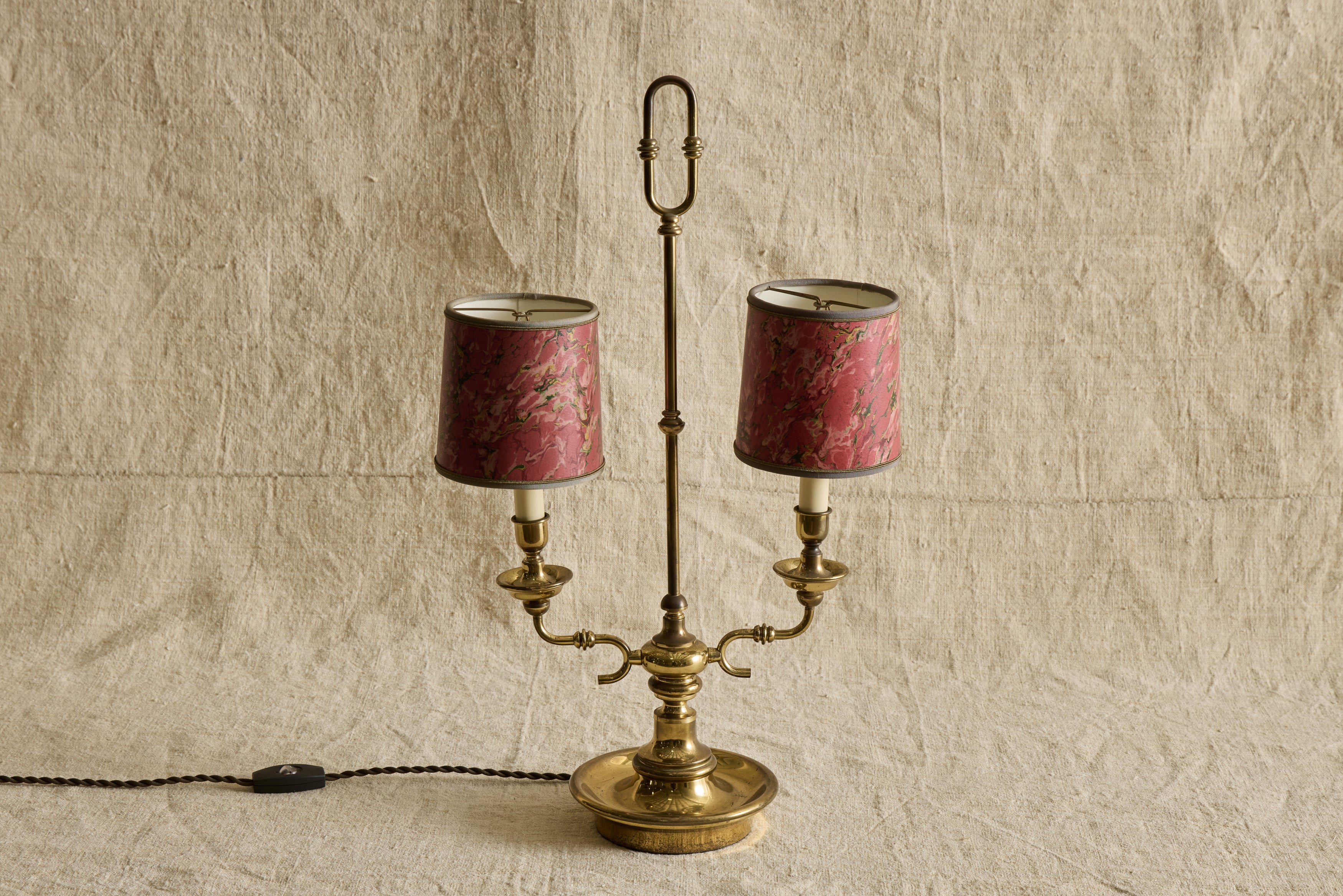French Brass Bouillotte Lamp No. 2