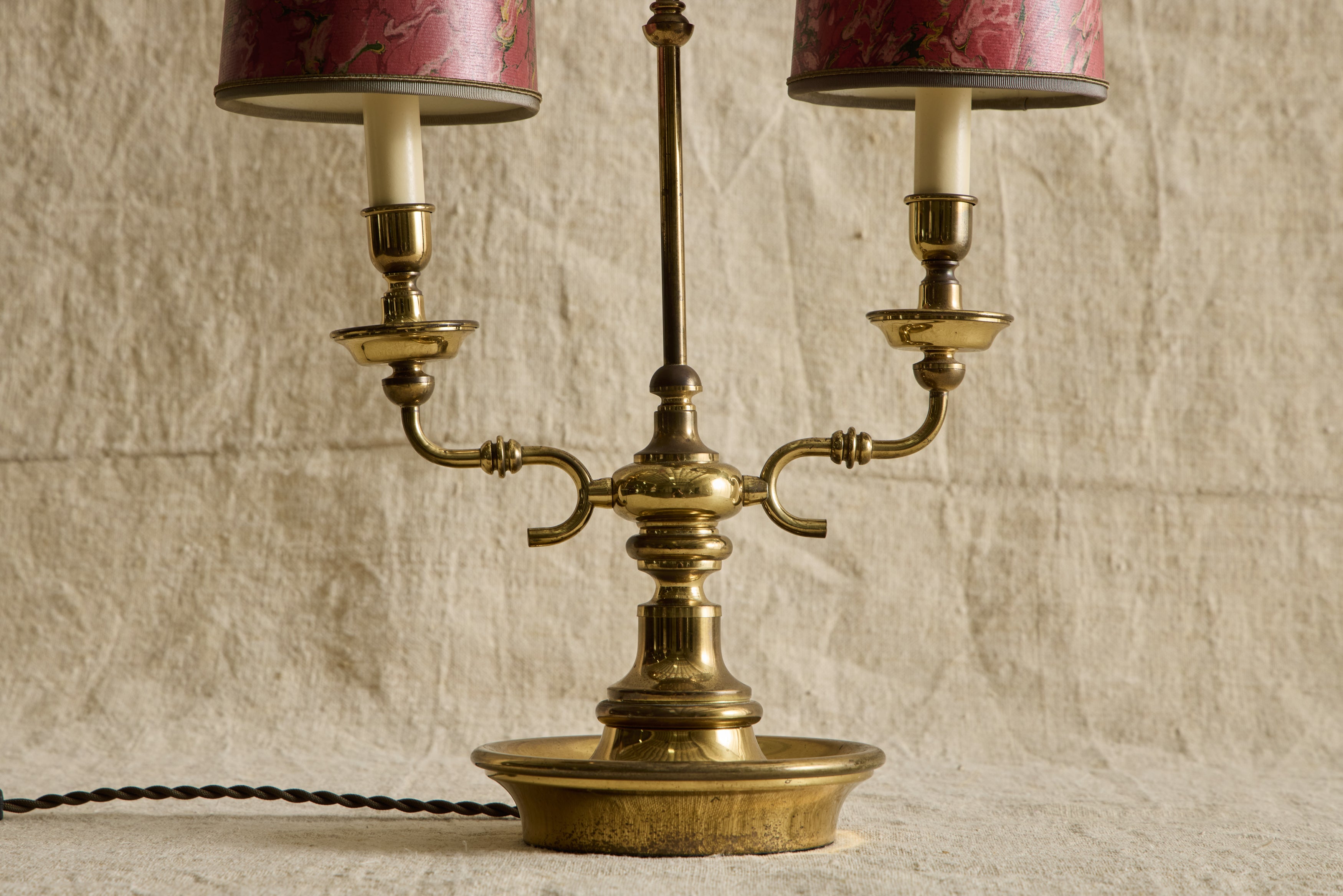 French Brass Bouillotte Lamp No. 2