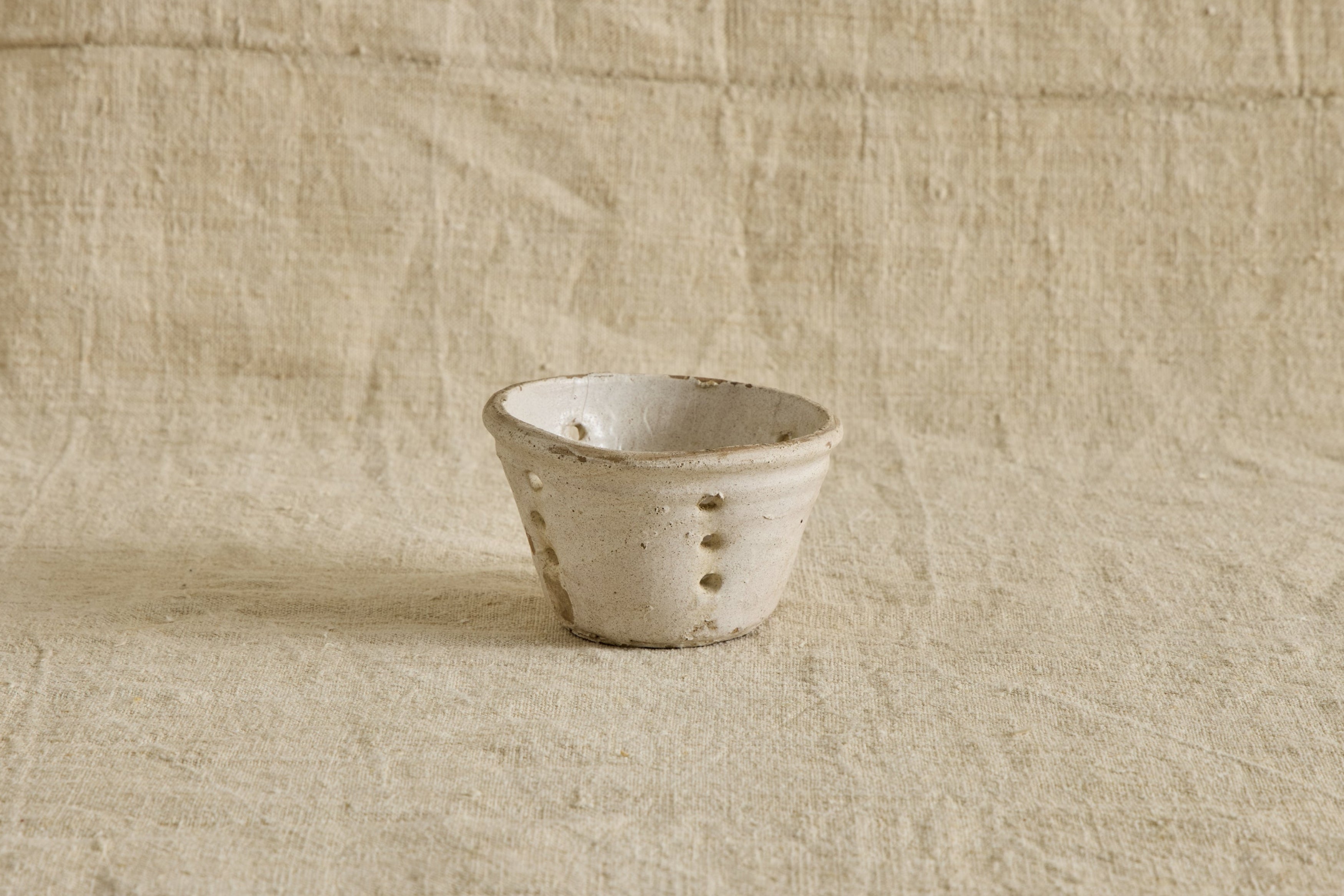 Mini French Stoneware Strainer