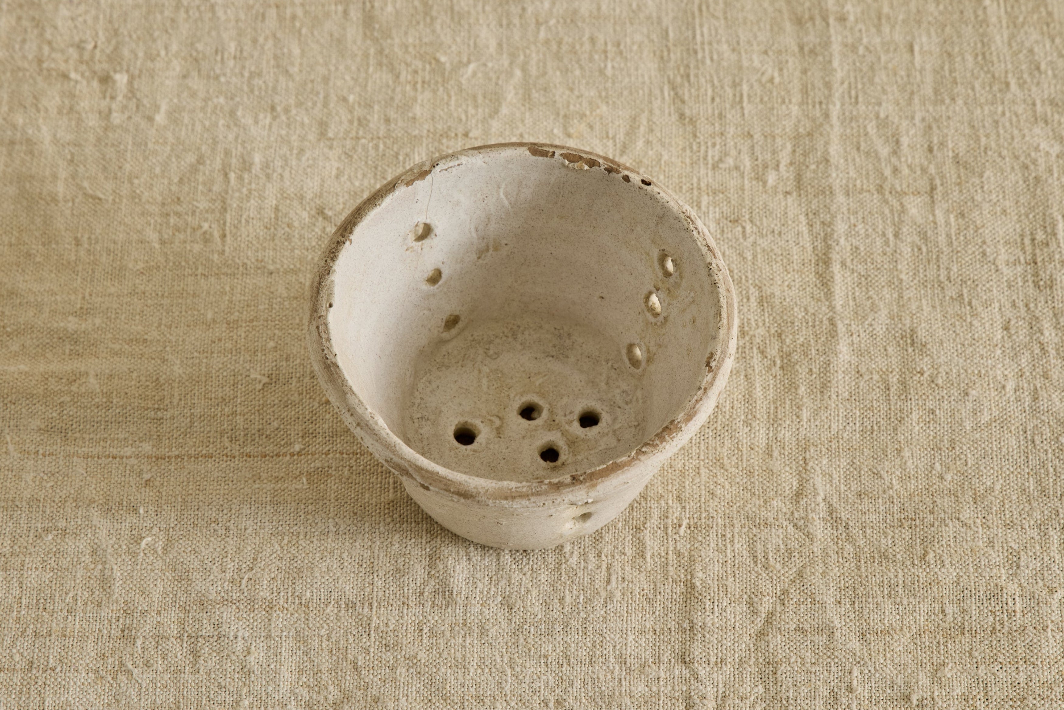 Mini French Stoneware Strainer