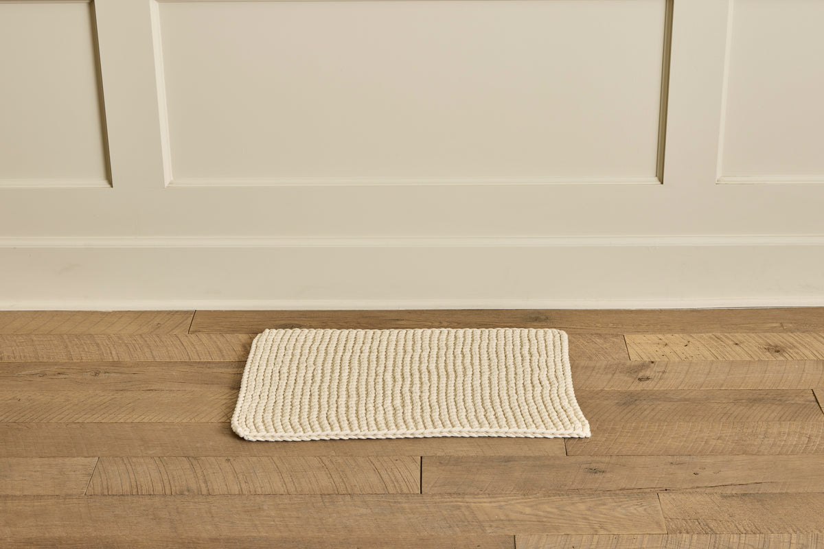 Hand Knit Cotton Bath Mat