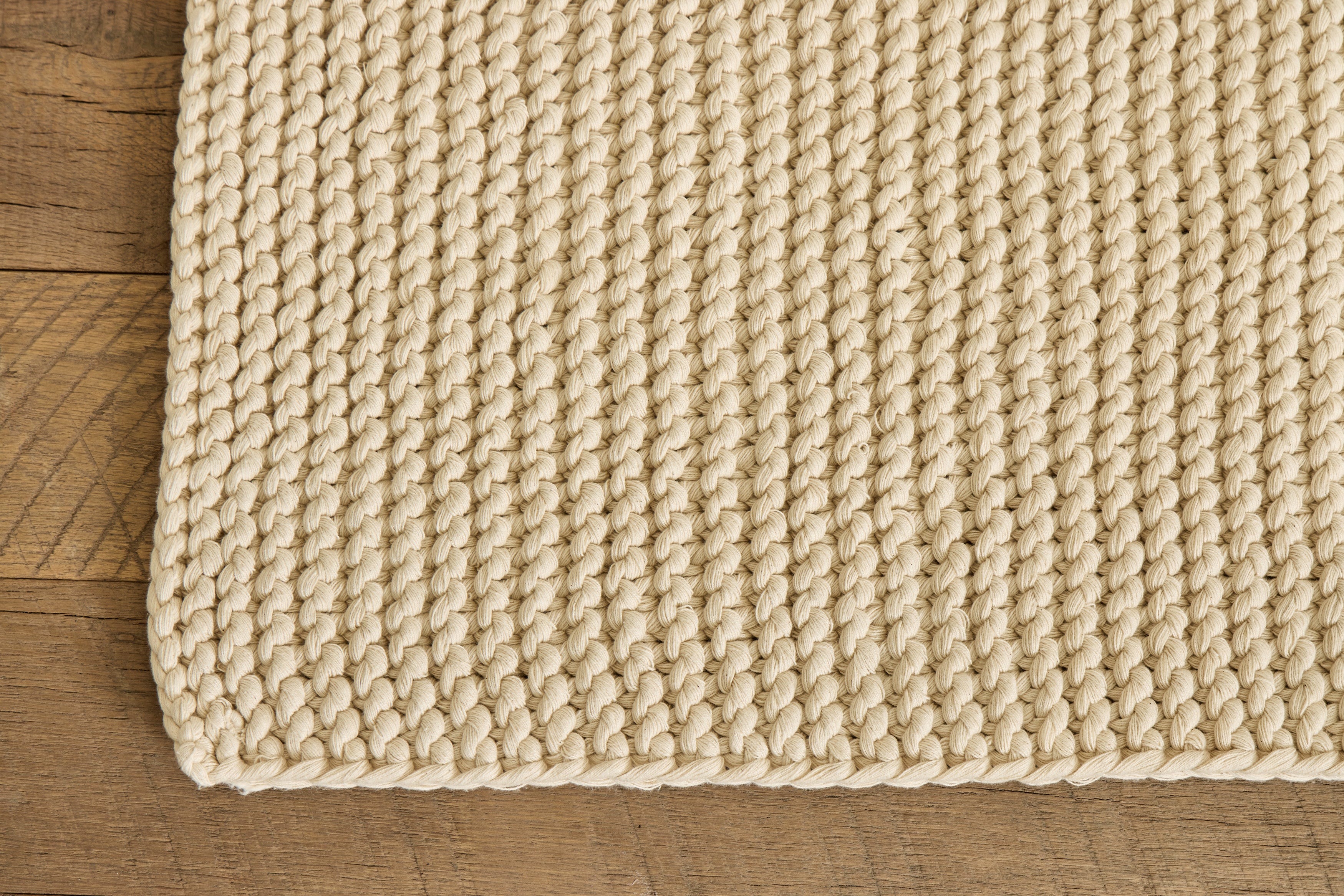 Hand Knit Cotton Bath Mat