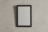 Small Bobbin Mirror in Black